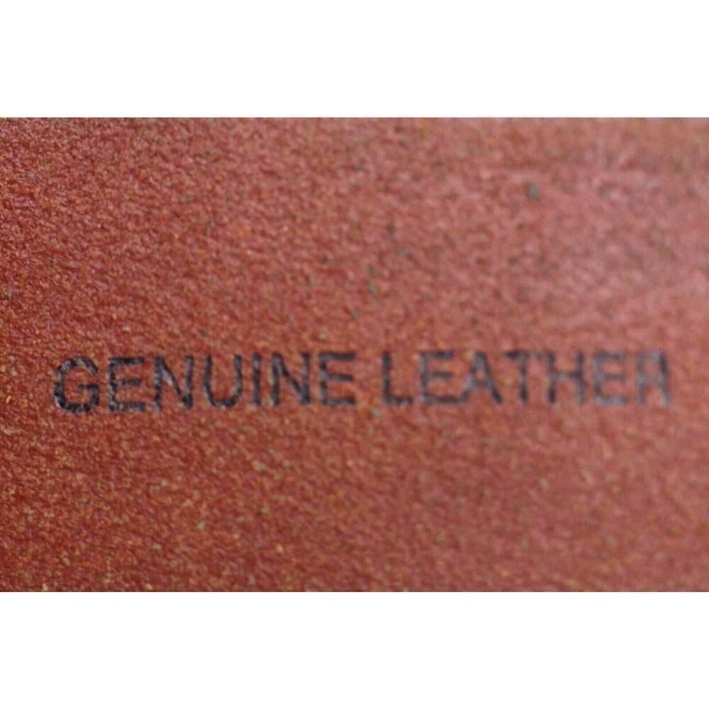 Levi's TAN BROWN GENUINE LEATHER 1 3/8"Wd CASUAL DRESS MEN'S BELT Sz 38/95 (G17 - Picture 9 of 14
